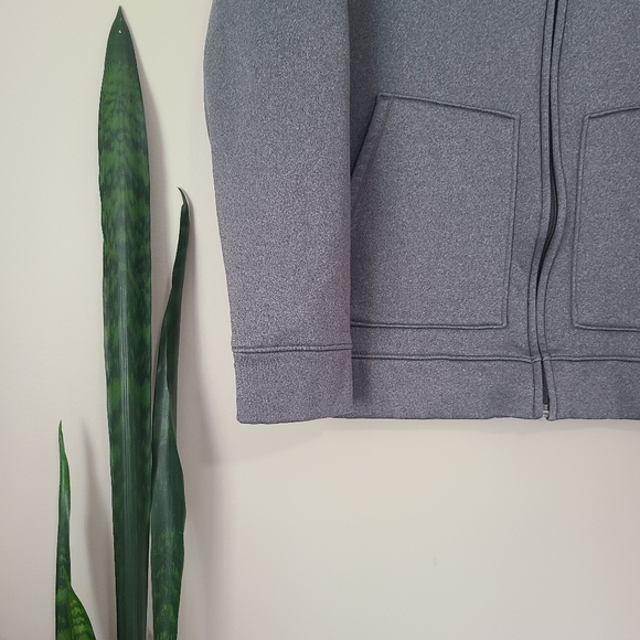 UNDER ARMOUR | Gray Zip-up Athletic Hoodie Sweatshirt - Picture 2 of 5